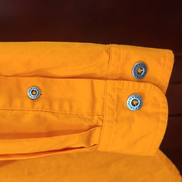 Lauren Ralph Lauren Men's Shirt Embroidered Logo Button Down Size L - Picture 5 of 10